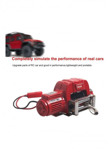 Electric Winch Capstan Metal Winch Tractor 11 x 10 x 4.5cm
