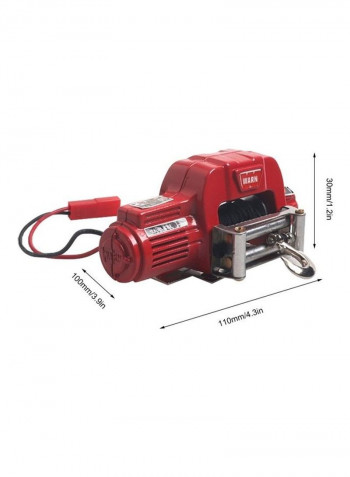 Electric Winch Capstan Metal Winch Tractor 11 x 10 x 4.5cm