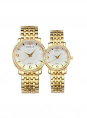 Fashion Business Quartz Analog Couple Watch Set NSSB037006289