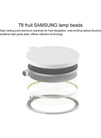 Huawei DL-27W LED Desk Eye Protection Lamp White 21x21x5centimeter
