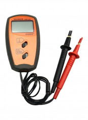 SM8124 Portable Battery Tester Orange/Black 20x17x8centimeter