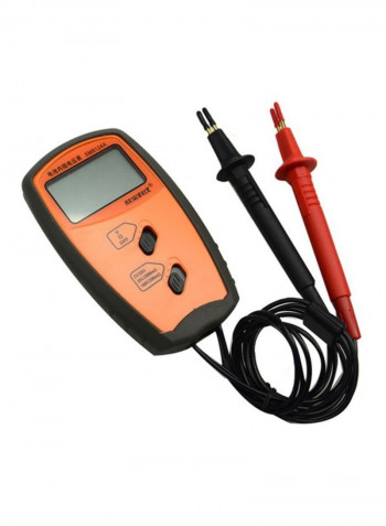 SM8124 Portable Battery Tester Orange/Black 20x17x8centimeter