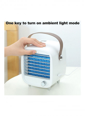 Humidifier Purifier Mini Cooling Fan White