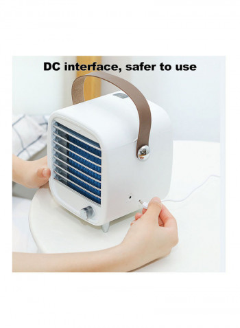 Humidifier Purifier Mini Cooling Fan White