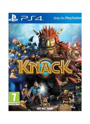 Knack  (Intl Version) With DualShock 4 Wireless Controller - Adventure - PlayStation 4 (PS4)