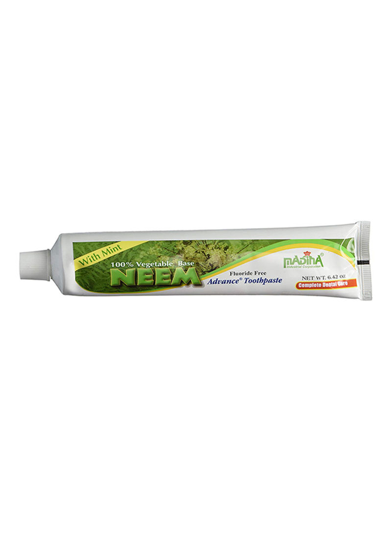 Neem Advance Toothpaste - Mint 6.42ounce