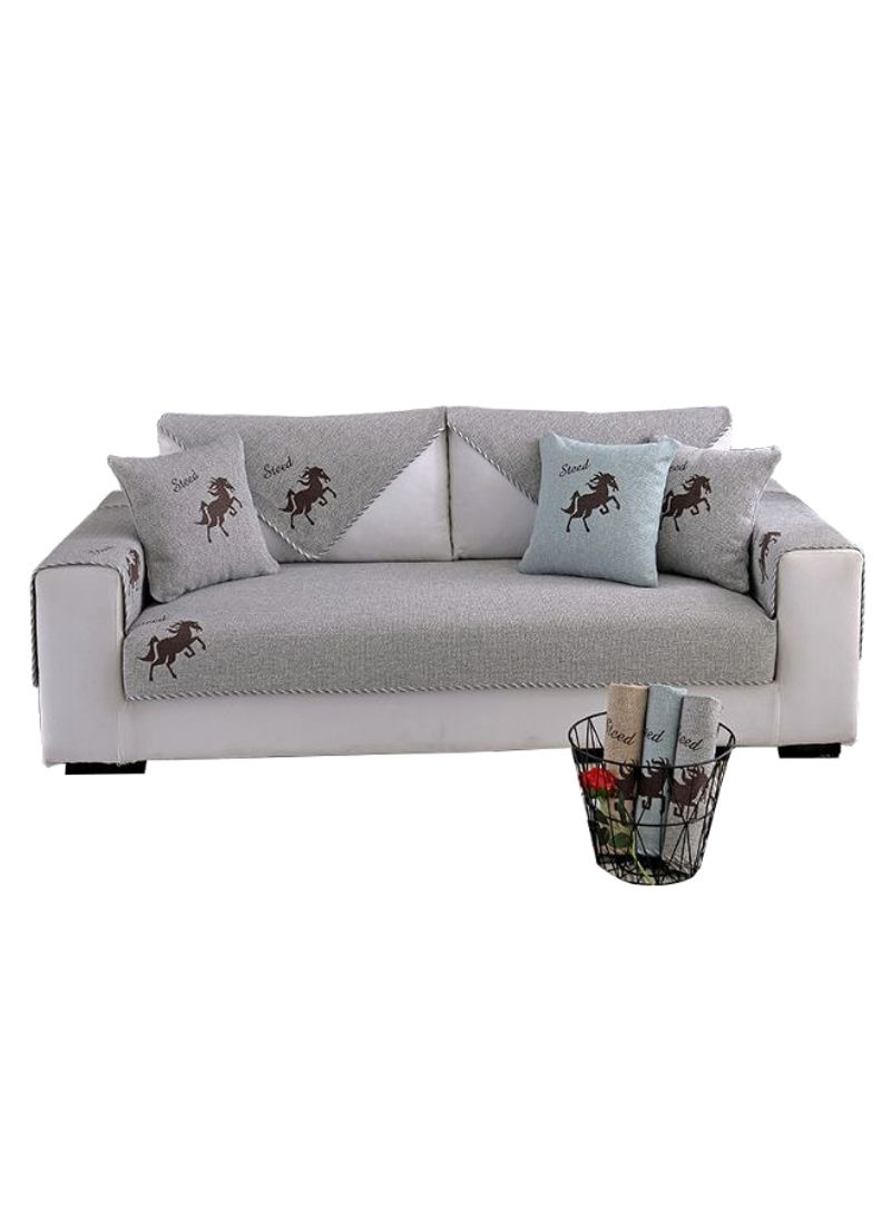 Universal Modern Style Sofa Slipcover Grey