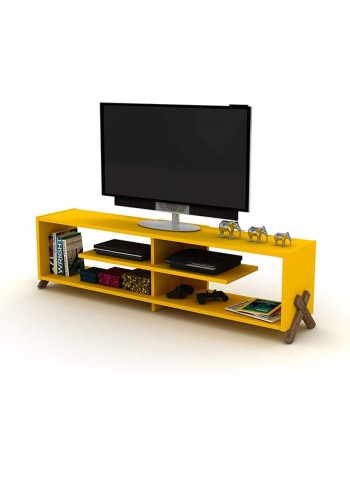 Kipp TV Unit Walnut Yellow 145 x 31 x 39centimeter
