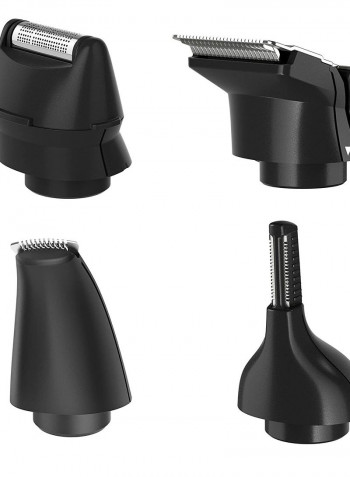 11-Piece Beard And Mustache Trimming Kit Black