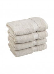4-Piece Luxury Bathroom Hand Towel White 20 x 30inch