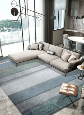 1 Piece Carpet Nordic Style Simple Non-Skid Bedside Rug multicolour 140*200(W*L)cmcm