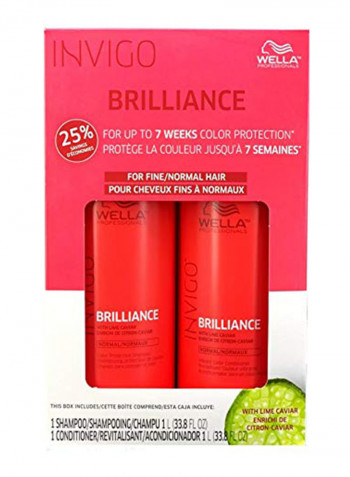 Brilliance Hair Shampoo And Conditioner Set 67.6ounce