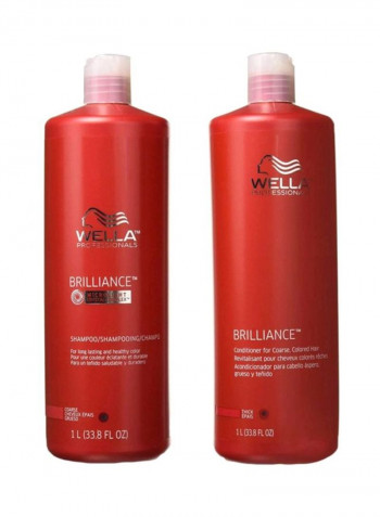 Brilliance Hair Shampoo And Conditioner Set 67.6ounce