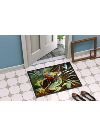 Mandarin Pheasant Indoor/Outdoor Mat Multicolour 18 x 24inch