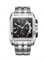Men's Quartz Square Dial Waterproof Business Sports Wrist Watch  8791