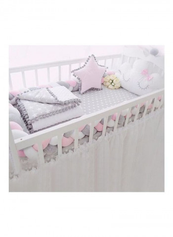 Baby Plush Crib Cradle  Guard Protector