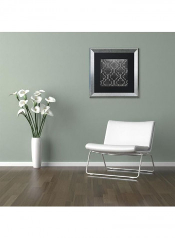 Paris Apartment I Canvas Wall Art Grey/White 14 x 14inch