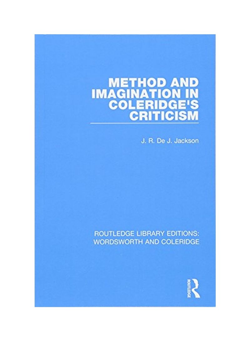 Method And Imagination In Coleridge's Criticism Paperback