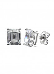 Sterling Silver Rhodium Plated Cubic Zirconia Solitaire Stud Earrings reviews Sterling Silver Rhodium Plated Cubic Zirconia Solitaire Stud Earrings