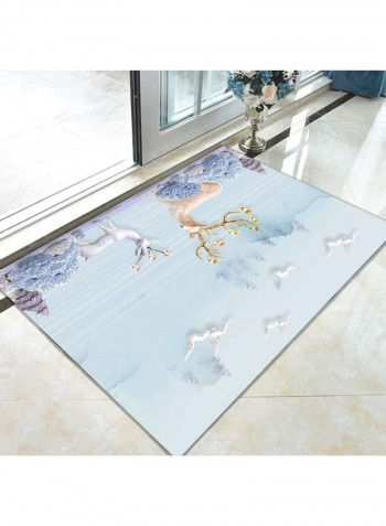 1 Piece Nordic Style Deer Pattern Non-Skid Living Room Rug multicolour 140*200(W*L)cmcm