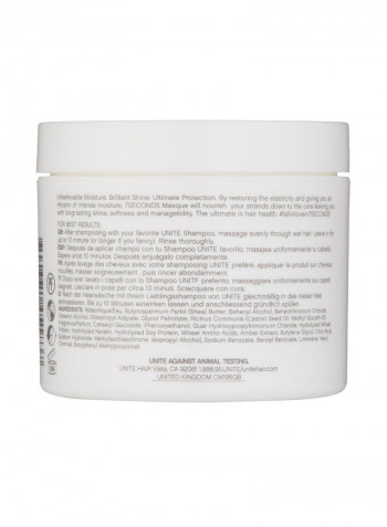 7 Seconds Moisture Shine Protect Masque 4ounce