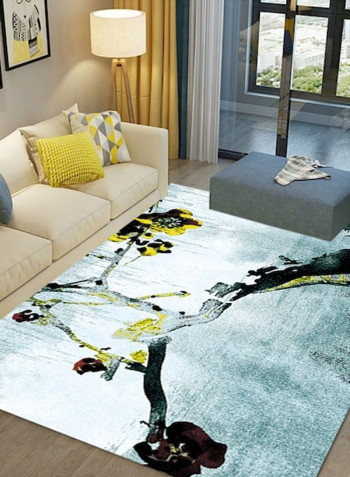 Classical Contracted Patterned Non-Skid Rectangular Rug Carpet Multicolour 80x120cm