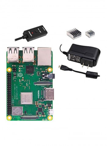Raspberry Power Supply Motherboard أخضر/فضي/أصفر