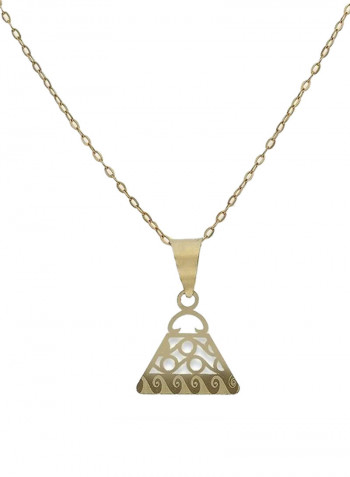 Chain Necklace With Purse Pendant
