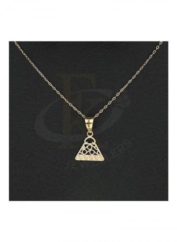 Chain Necklace With Purse Pendant