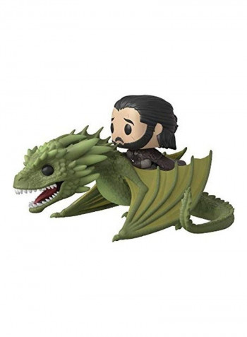 Jon Snow with Rhaegal Action Figure 7 x 10inch