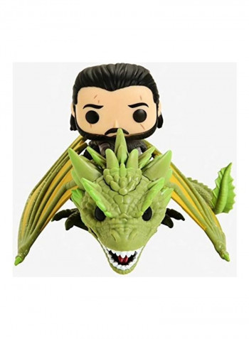 Jon Snow with Rhaegal Action Figure 7 x 10inch