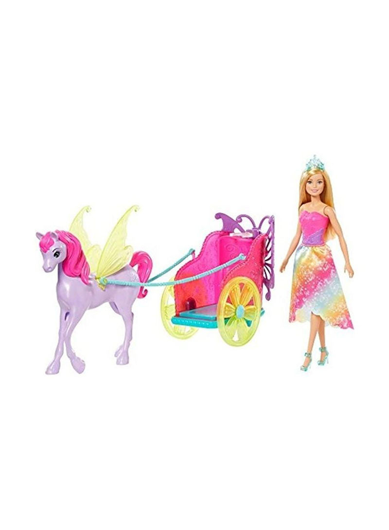 Dreamtopia Princess Doll And Fantasy Horse Playset 19.1 x 12.4 x 19.9cm