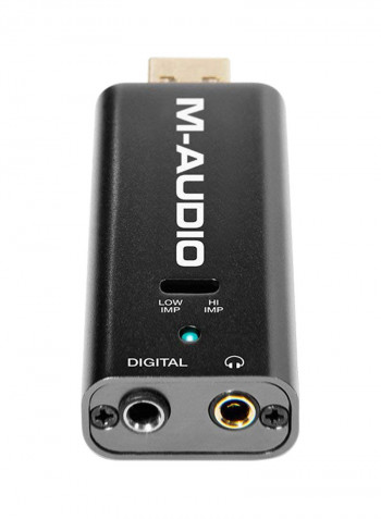 Micro DAC - Portable Digital-to-Analog Converter with Analog & Coaxial Digital Outputs MICRODAC Black