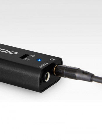 Micro DAC - Portable Digital-to-Analog Converter with Analog & Coaxial Digital Outputs MICRODAC Black