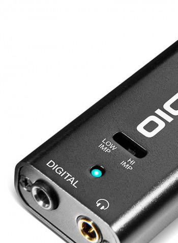 Micro DAC - Portable Digital-to-Analog Converter with Analog & Coaxial Digital Outputs MICRODAC Black