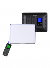 Wireless Control Dimmable LED Video Light Panel VL-200T Black
