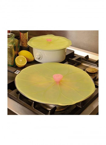 3-Piece Lilypad Lid Set Yellow/Pink