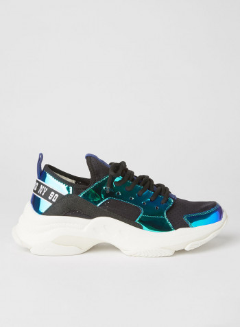 Ajax Contrast Stripe Sneakers Black