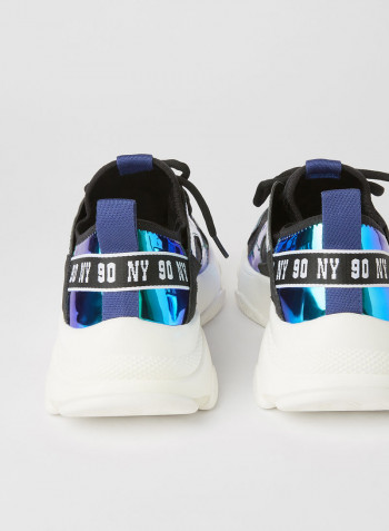 Ajax Contrast Stripe Sneakers Black