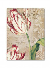 Tulips Canvas Wall Art Green/Pink 14 x 19inch reviews Tulips Canvas Wall Art Green/Pink 14 x 19inch