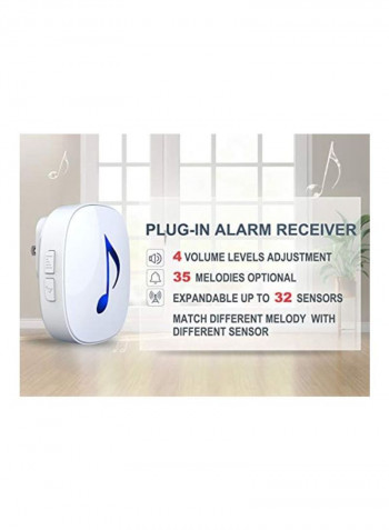 Outdoor Motion Sensor And Detector Black/Blue 4x5.3x3.6inch