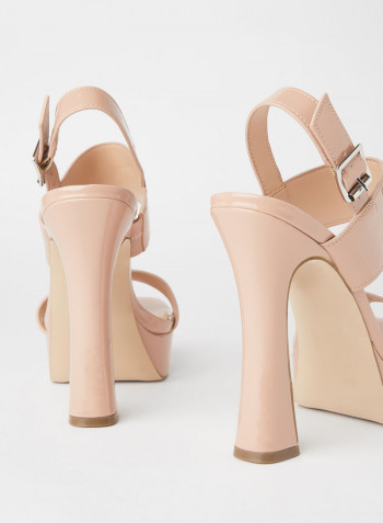 Puch High Heel Sandals Pink