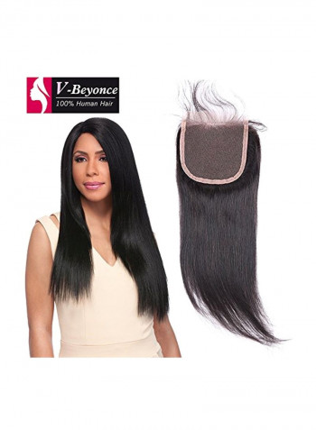 Lace Closure Brazilian Virgin Hair Human Hair Extension Natural Colour 20inch