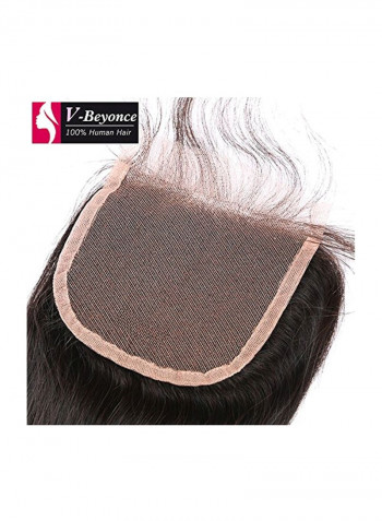 Lace Closure Brazilian Virgin Hair Human Hair Extension Natural Colour 16inch