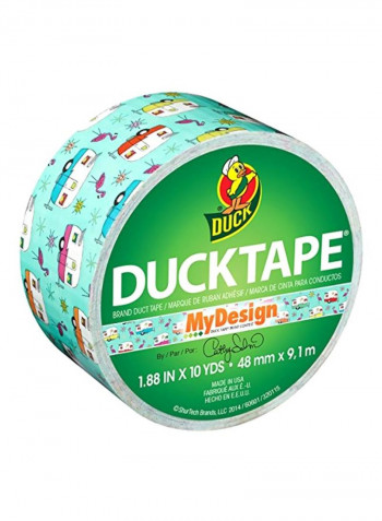 Printed Duct Tape Blue/Red/Pink