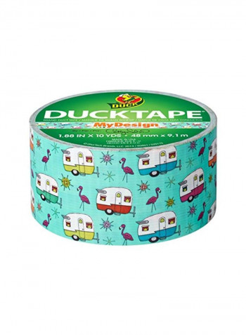 Printed Duct Tape Blue/Red/Pink