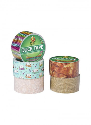 Printed Duct Tape Blue/Red/Pink