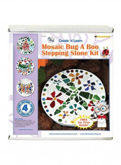 Mosaic Bug-A-Boo Stepping Stone Kit Red/Yellow/Green/Blue reviews Mosaic Bug-A-Boo Stepping Stone Kit Red/Yellow/Green/Blue