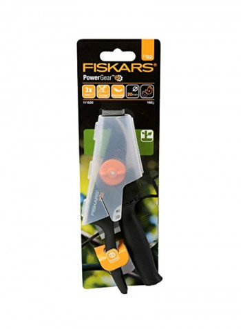 Power Gear Steel Pruner Black 3x8.75.1.5inch