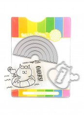 Stamp And Die Set - Rainbow Cheers Silver reviews Stamp And Die Set - Rainbow Cheers Silver